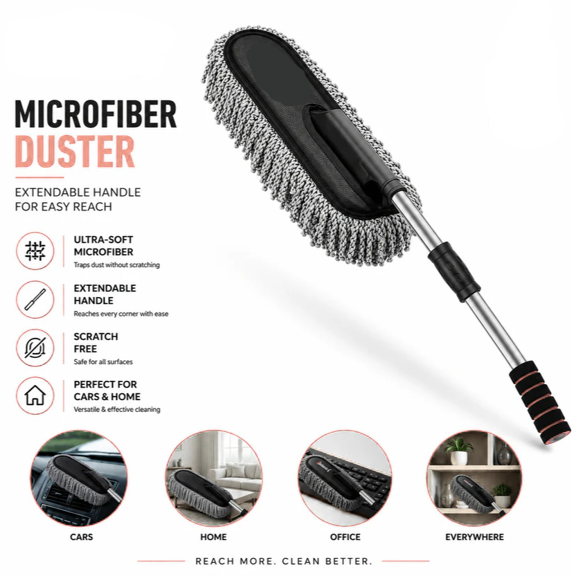Microfiber Car Duster Brush